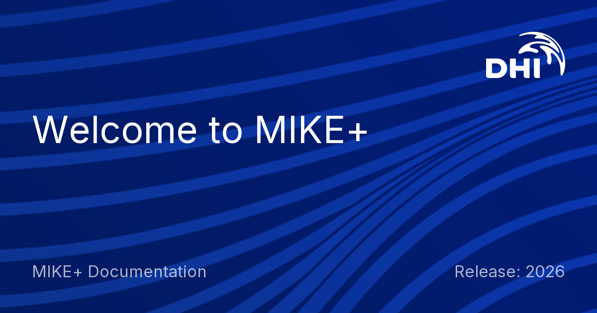 Project Management System Ui Example Welcome to MIKE+ - MIKE+ Documentation
